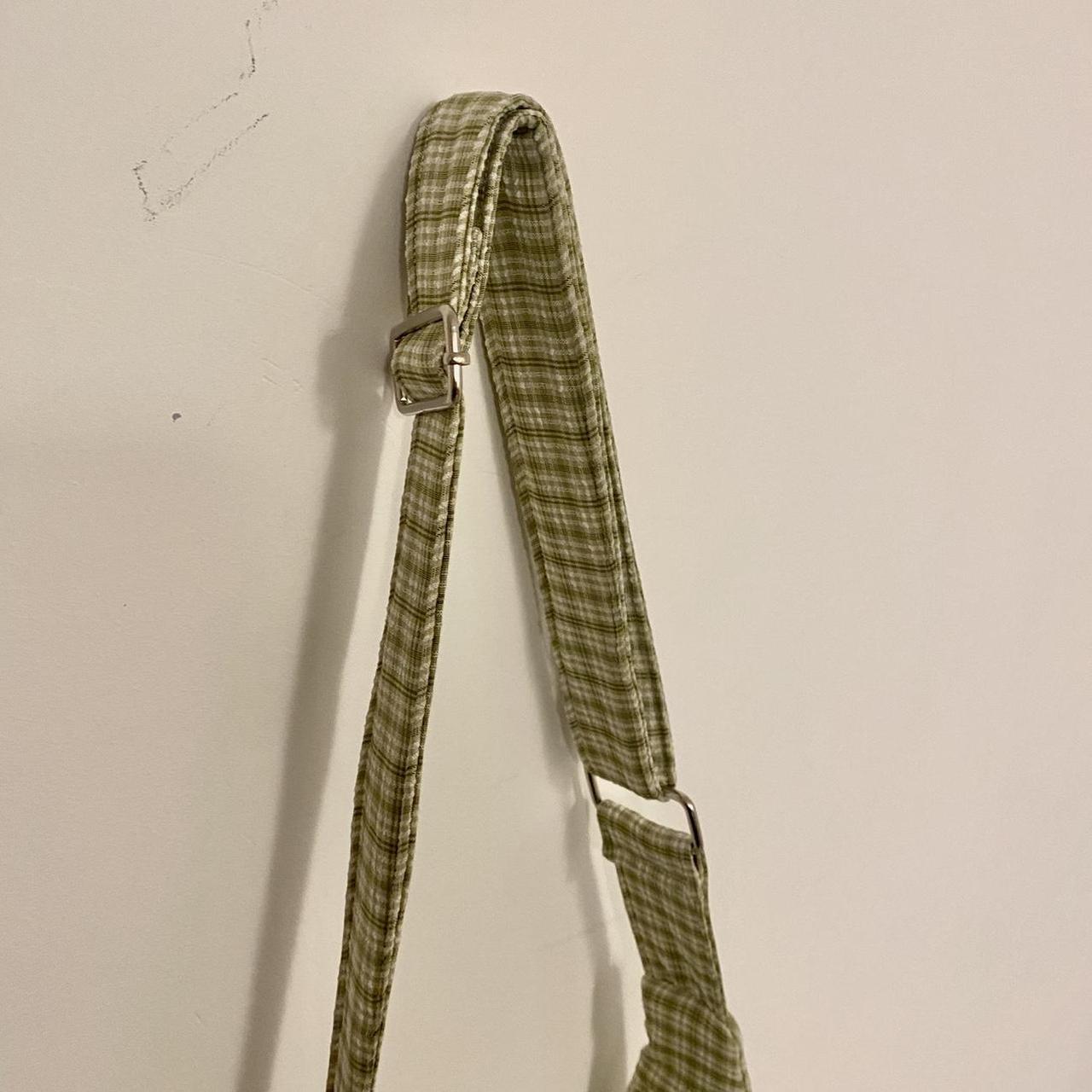 Everyday Bag in Green & White Tartan