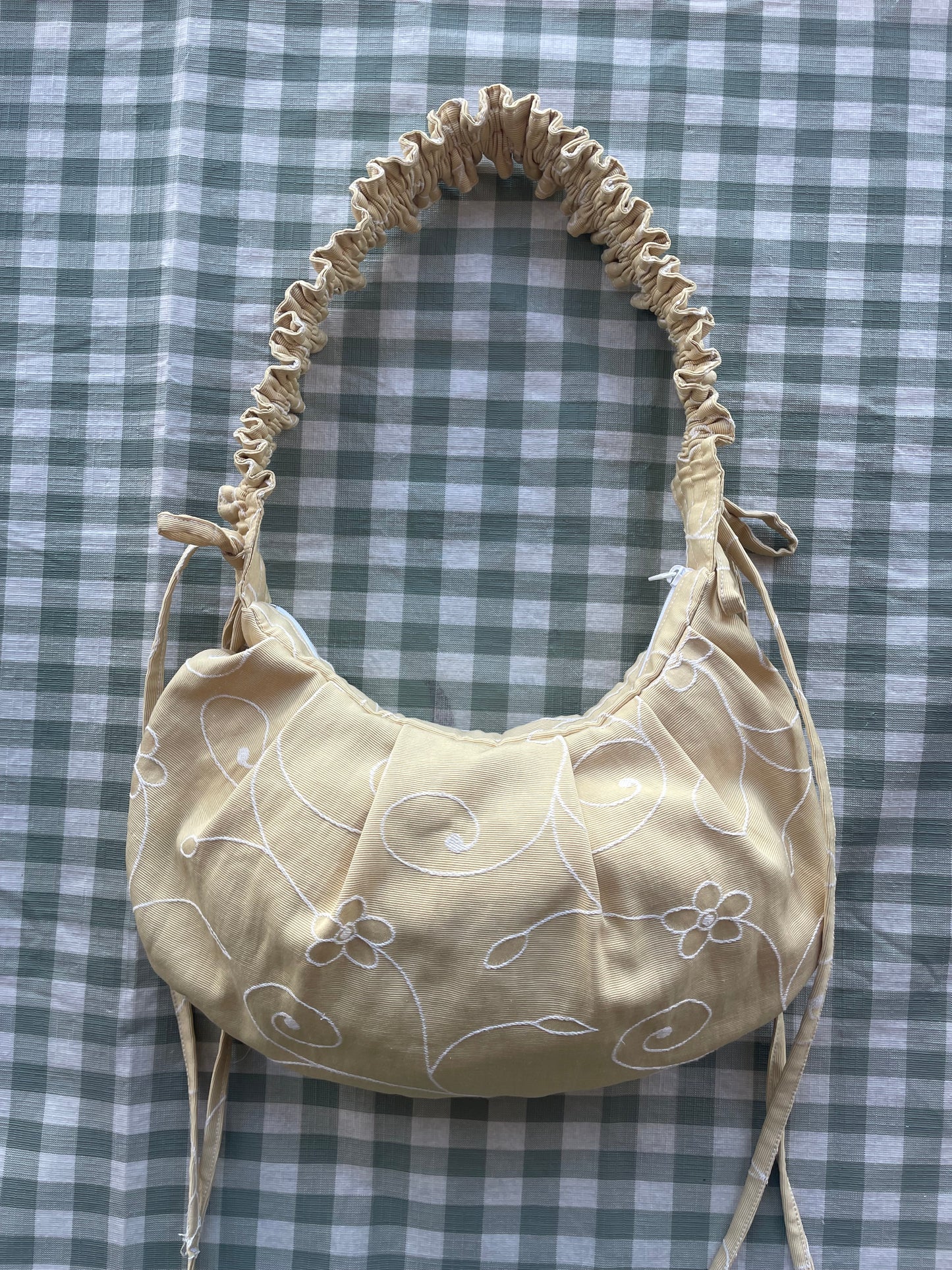Wee Bonnie Bag in Butter Yellow Floral