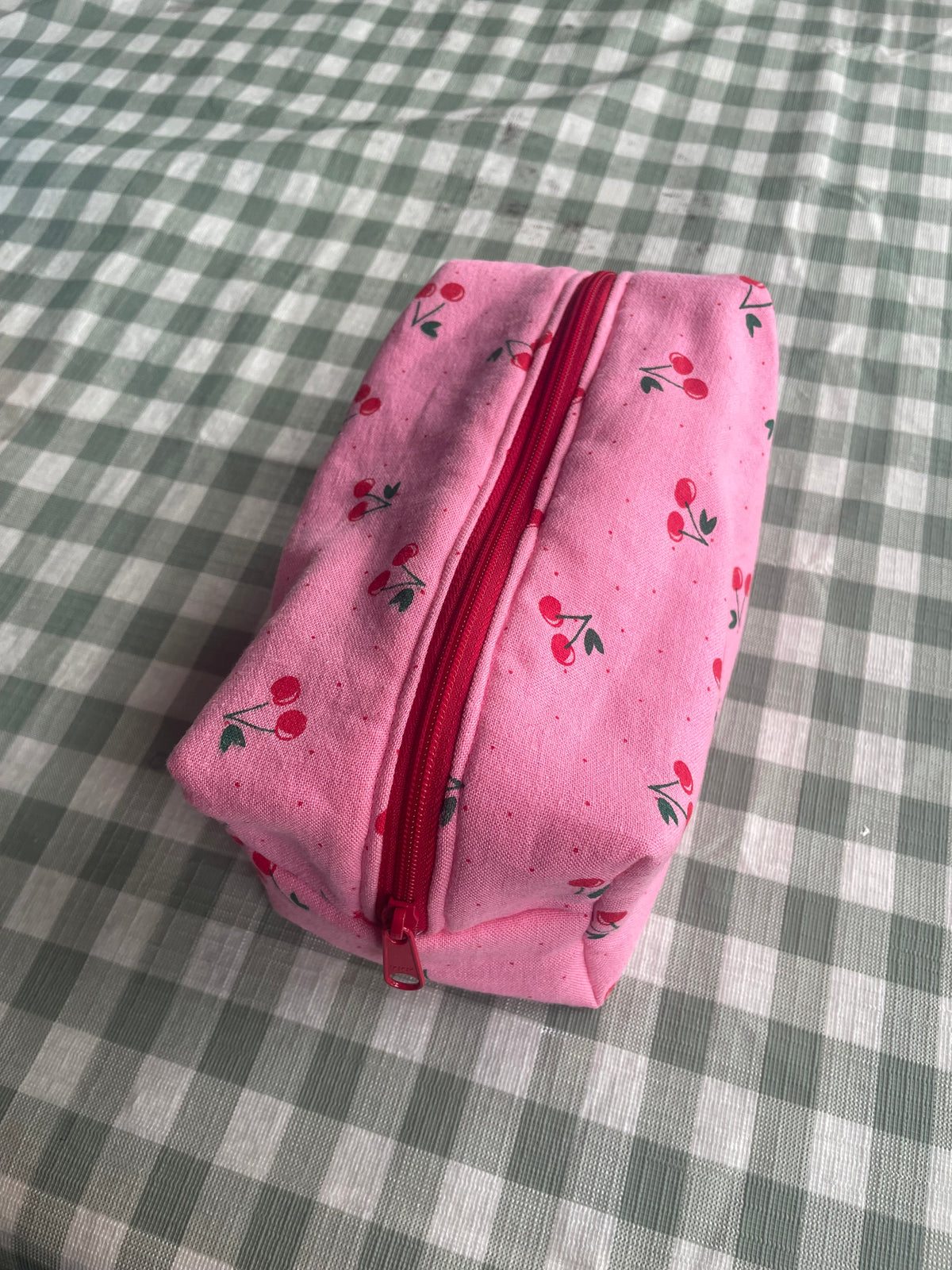 Isla Makeup Bag in Sweet Cherry