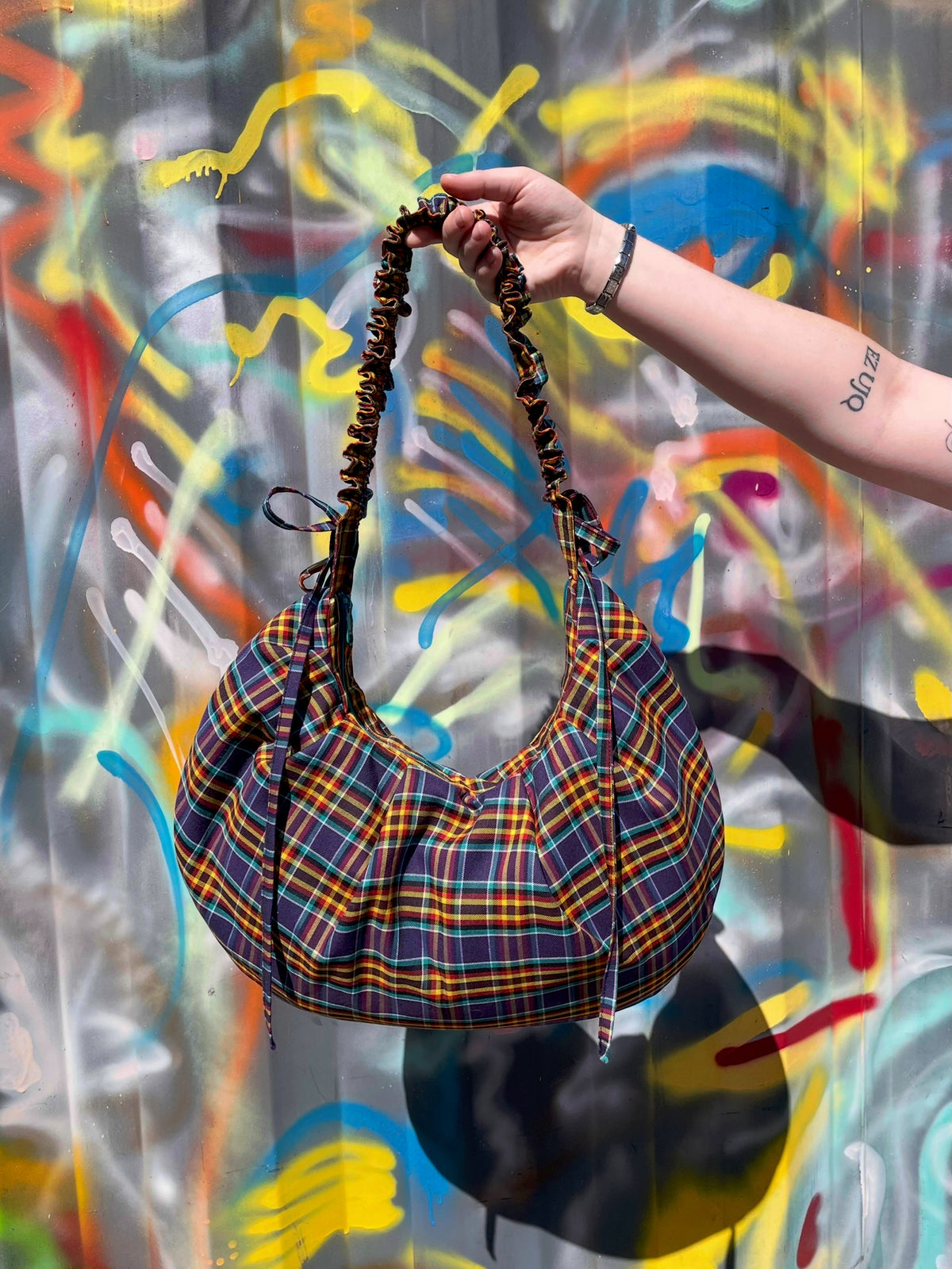 Big Yin Bonnie Bag in Heather Tartan