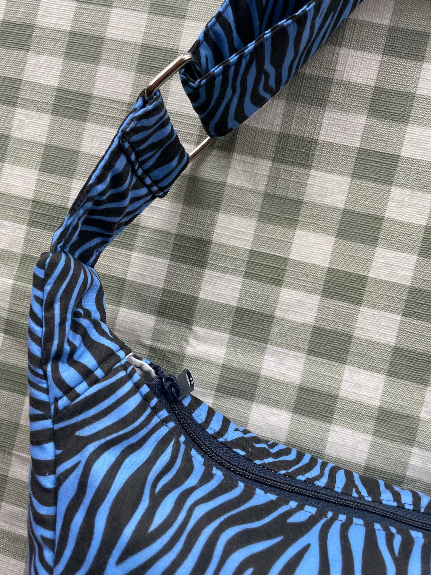 Everyday Bag in Blue Zebra