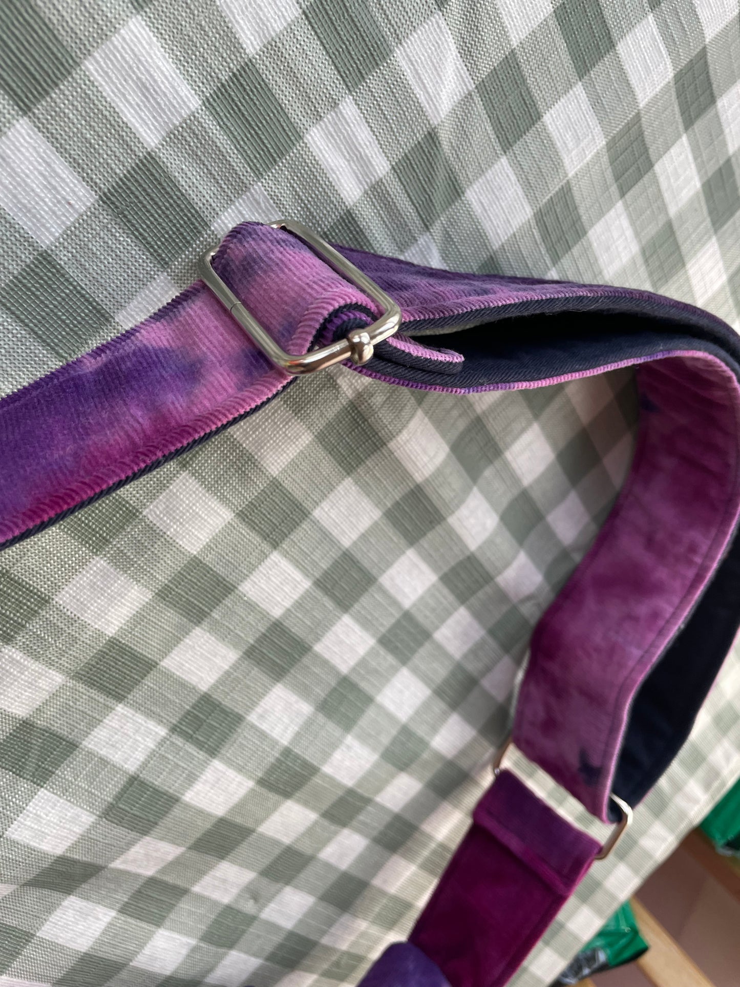 Everyday Bag in Purple Tie-dye Cord